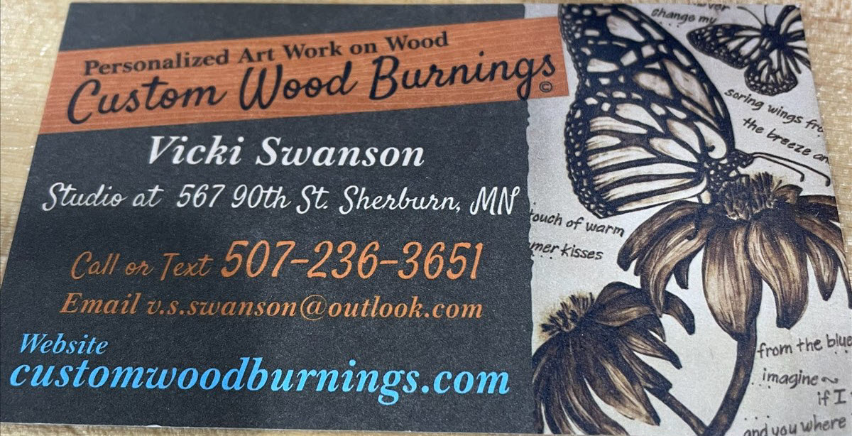 Image of Custom Woodburnings information